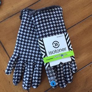 Isotoner ladies gloves with smart touch fingers